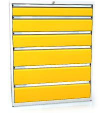 Drawer cabinet 1240 x 1014 x 750 - 6x drawers